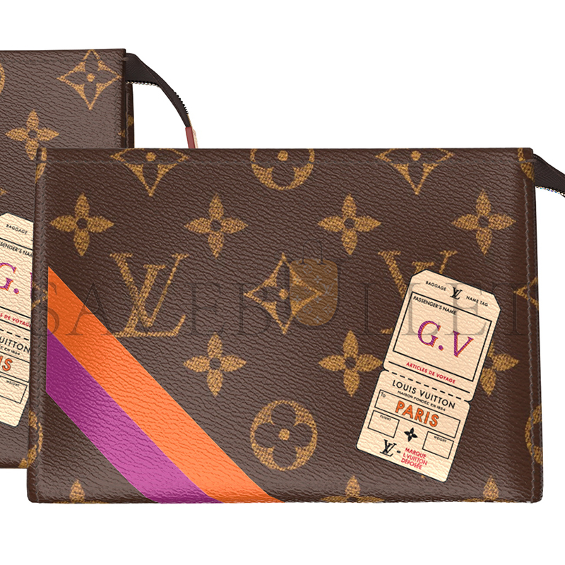 LOUIS VUITTON TRIO TOILET POUCH MON MONOGRAM P01952 (25*20*6cm) LOUIS VUITTON TRIO TOILET POUCH MON MONOGRAM P01952 (25*20*6cm)